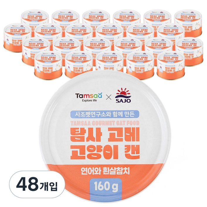 탐사 X 사조 뉴 고메 고양이 캔