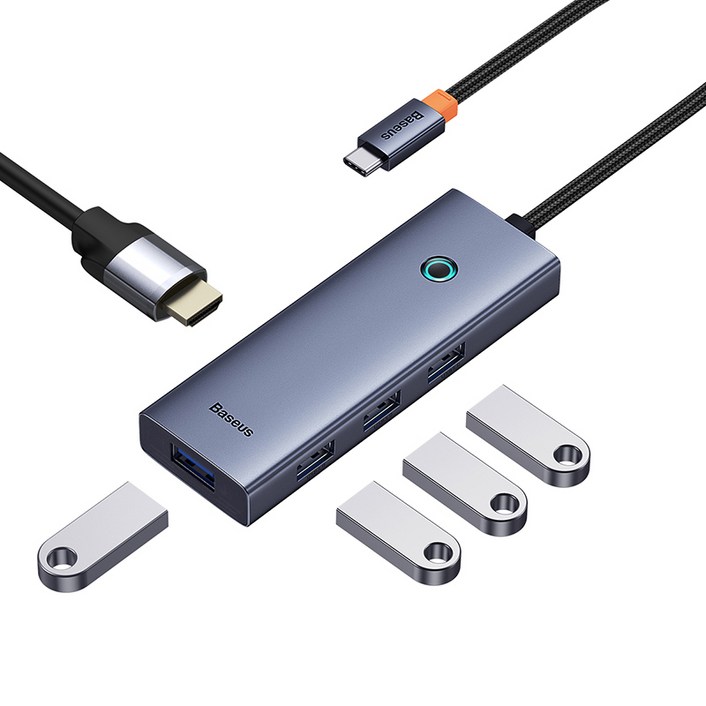 베이스어스 5in1 C타입 Hdmi 4K 스마트 미러링 원터치스크린 멀티허브 HDMIUSB3.04 베이스어스 5in1 C타입 Hdmi 4K 스마트 미러링 원터치스크린 멀티허브 HDMIUSB3.04