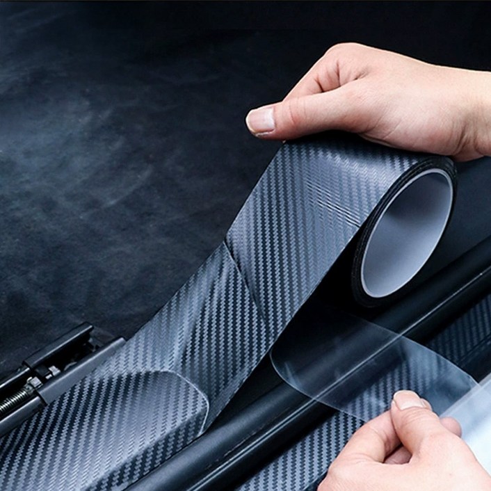 808 차량용 스크래치 흠집 기스 방지 발판 코팅 스티커, 블랙, 1개