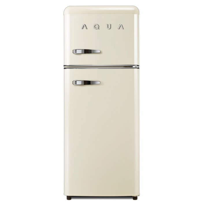하이얼 아쿠아 레트로 일반소형 냉장고 115L 방문설치, 크림 아이보리, ART118MDI 20230628