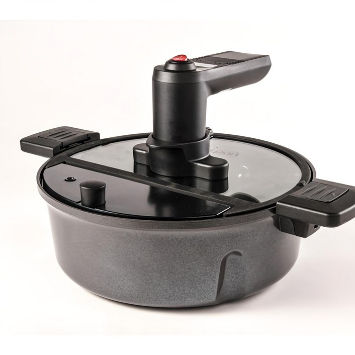 오토쿡 IH인덕션 자동회전냄비 멀티쿡 고구마 삼겹살 콩 깨 볶는 냄비 블랙