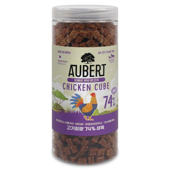 오베르 가수분해 강아지 수제간식, 1개, 1kg, 닭고기