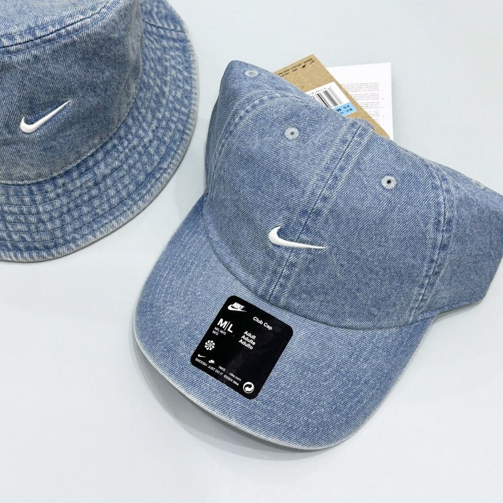 나이키 모자 클럽 언스트럭처 데님 커플 볼캡  HF0383429