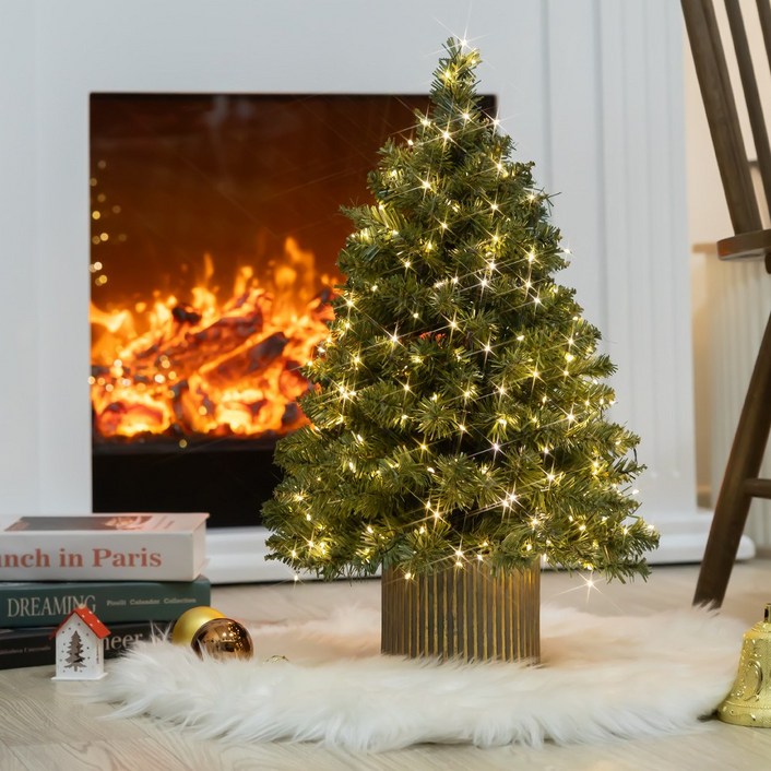 미니트리 크리스마스 무장식 30~90cm PE 프리미엄 안전인증검사