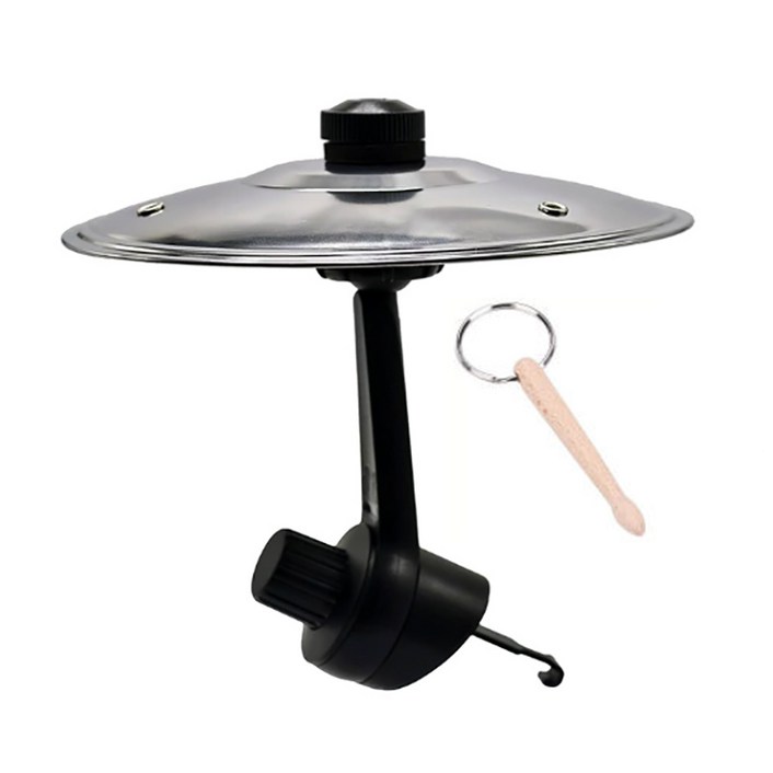 차량 악세사리 미니 드럼 심벌, 1개, 실버