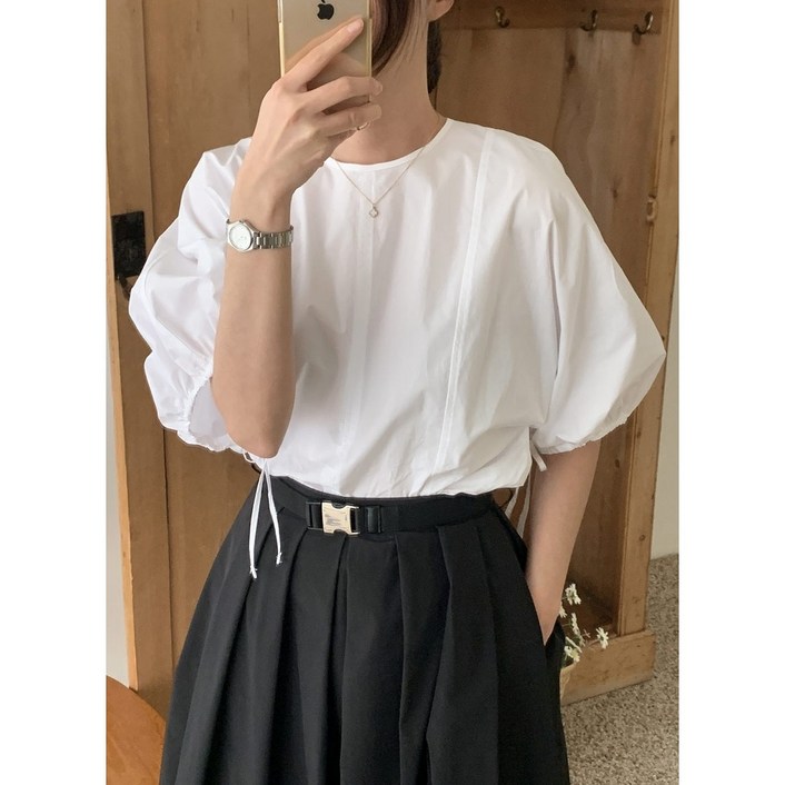 lewk 코스블라우스 화이트, FREEOne size