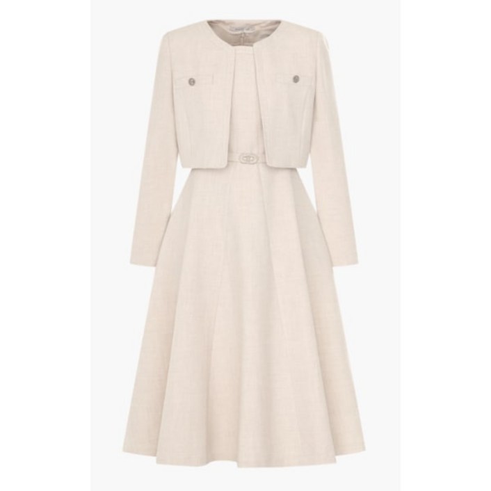 케네스레이디 E565 EWOPPA3200 스퀘어넥 원피스 셋업 740998