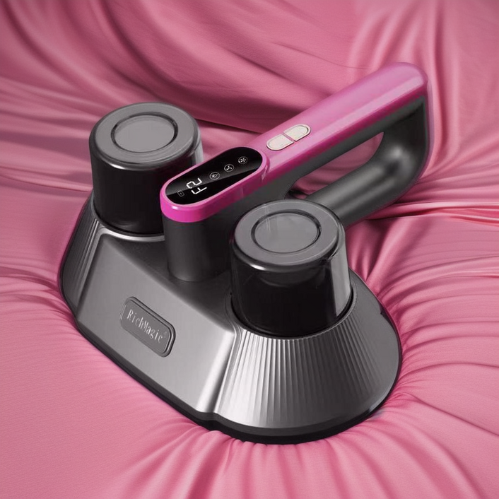 국내발송 RichMagic UV 진드기 이불 집먼지 청소 강흡력 자외선살균청소기 더블컵 진드기 퇴치 침구용 무선 살균기 침구청소기