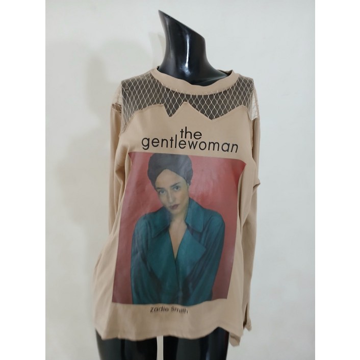 중고 매그제이 프린트 블라우스 Free NB11301