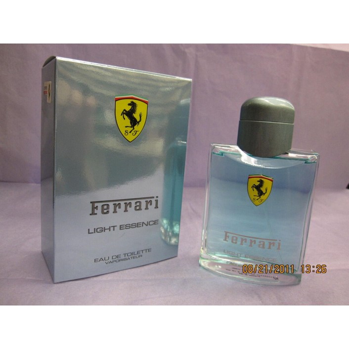 FERRARI LIGHT ESSENCE by PARFUMS 4.2 FL oz / 125 ML EDT Spray In Box 884807