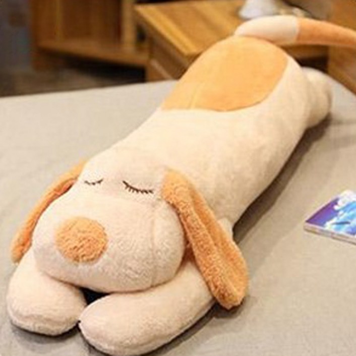 도림 귀여운 강아지 인형 안고자는 바디필로우, 베이지 도림 귀여운 강아지 인형 안고자는 바디필로우, 베이지