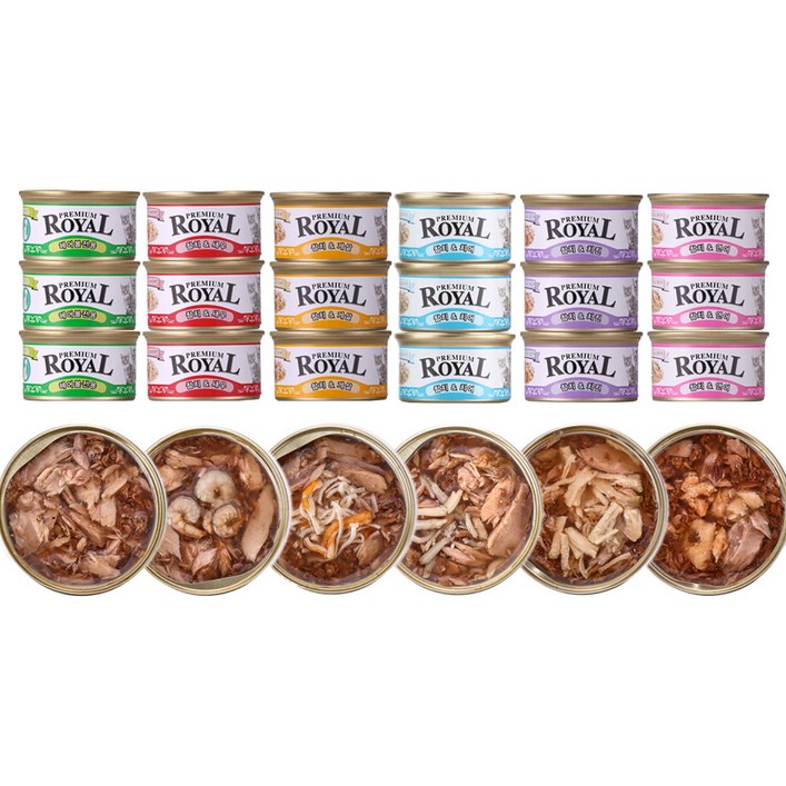 프리미엄로얄 고양이 캔 사료