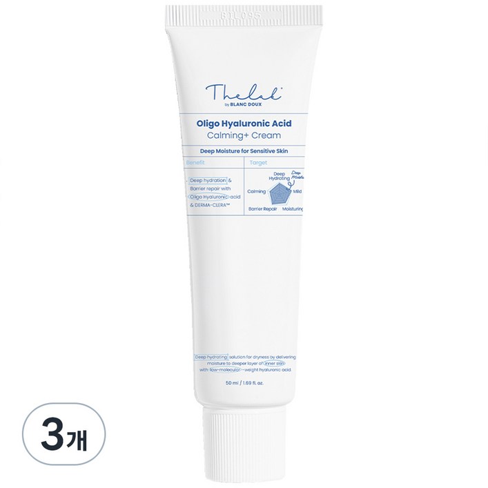더랩바이블랑두 올리고 히알루론산 카밍 크림, 50ml, 3개