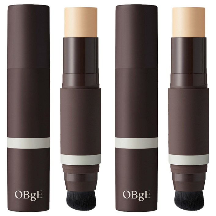 오브제 내추럴 커버 남성 파운데이션 13g, 2호 베이지, 2개