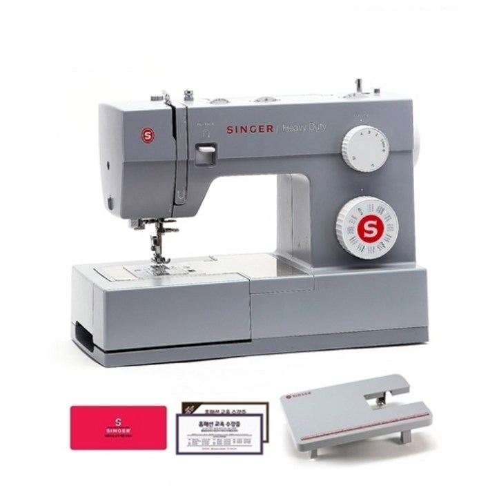 싱거 준공업용 슈퍼디럭스 미싱  전용확장 테이블  홈패션 교육수강증