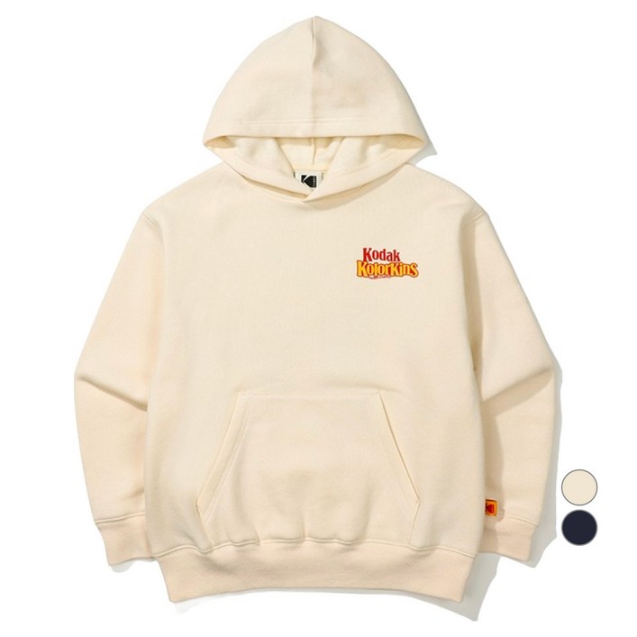 코닥 어패럴 컬러킨즈 기모 후드 티셔츠