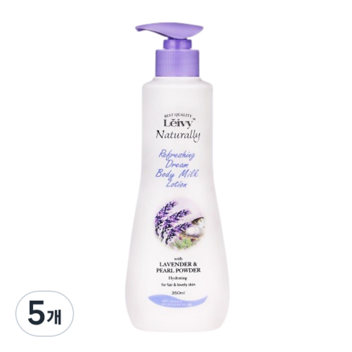 Leivy 라벤더 바디로션, 350ml, 5개 Leivy 라벤더 바디로션, 350ml, 5개