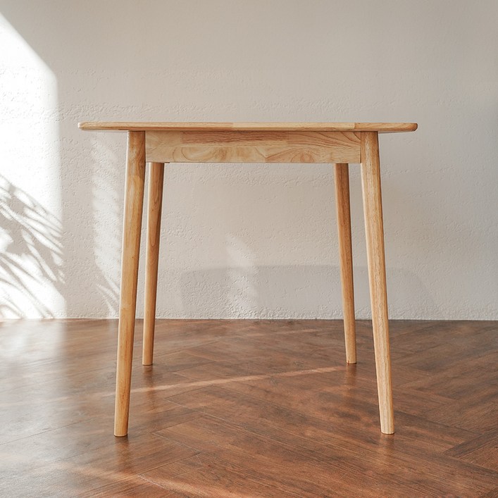 동서가구 세비야 고무나무 원목 식탁 800 2인용 방문설치