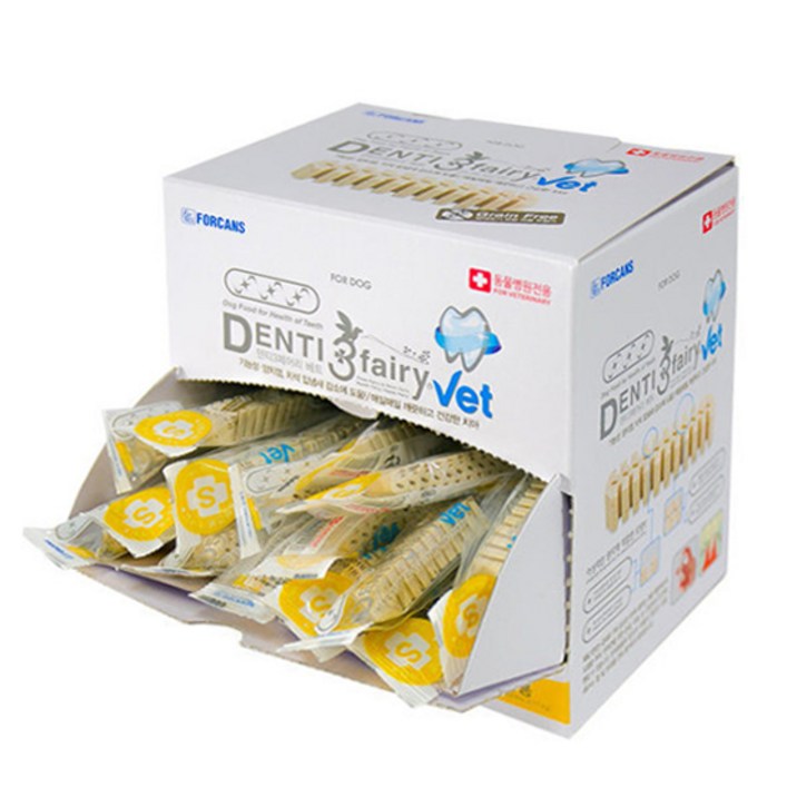 포켄스 덴티 3 페어리 베트 강아지 덴탈껌 S, 1개, 구강청결