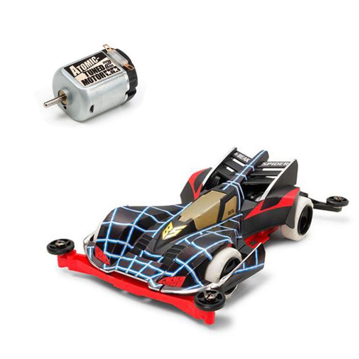 타미야 Beak Spider Premium Super 2 미니카 19439 + Atomic Tuned 2 Motor 15486 세트