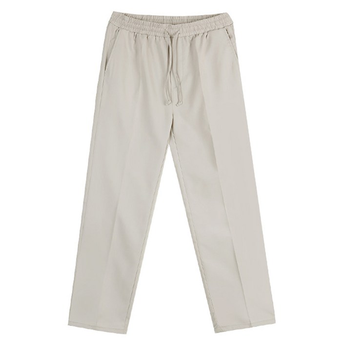 남성용 프리미엄 밴딩 슬랙스 9부 정장바지 P3008