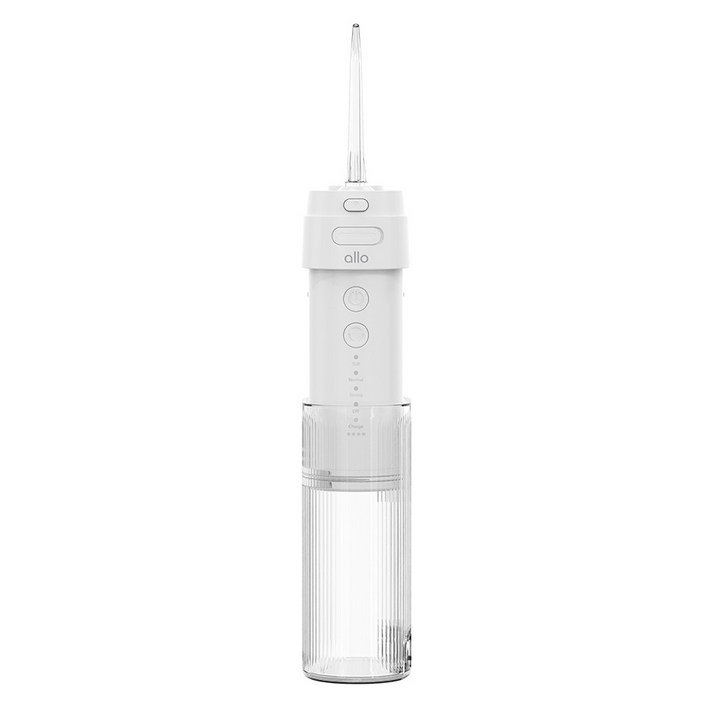 알로코리아 덴픽션 휴대용 접이식 컴팩트 무선 구강세정기 화이트 AWF1C, AWF1C, 화이트