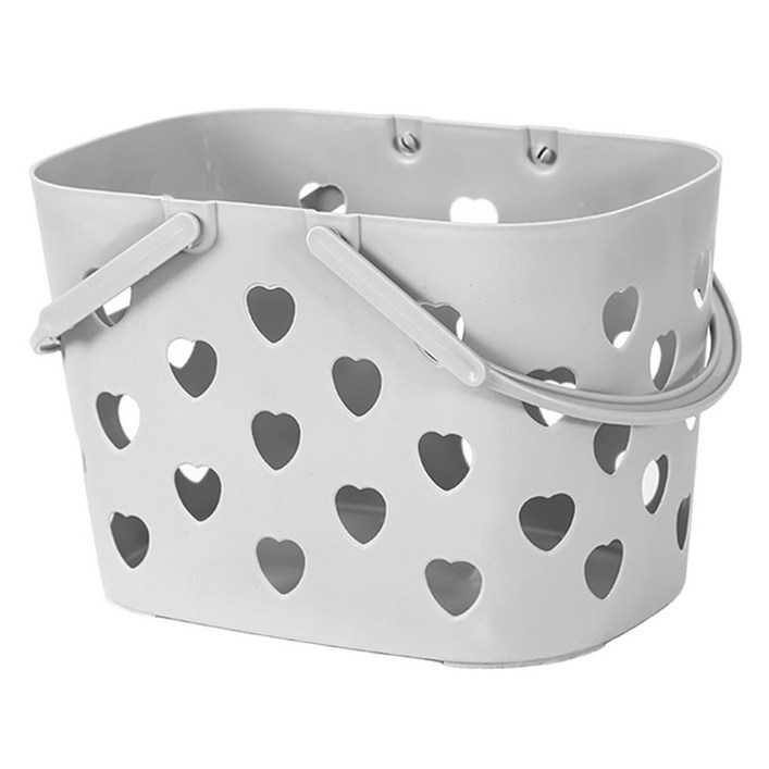 조인메이드 휴대용 하트 목욕 다용도 소형 바구니