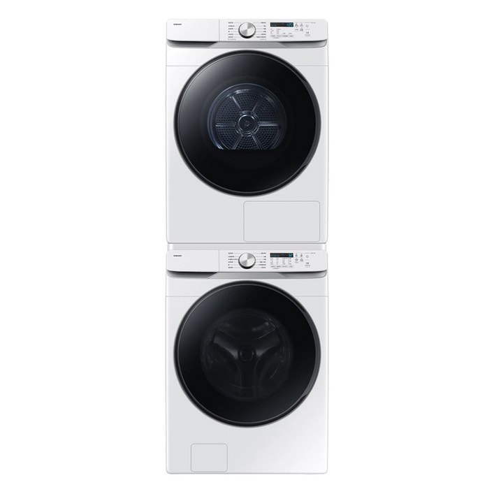 10 환급가전 삼성전자 AI 세탁기 WF25DG8250BW  건조기 DV21DG8200BW 25kg  21kg  직렬설치키트 SKKATW 세트 방문설치