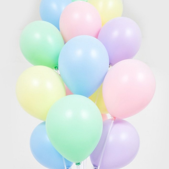 파티쇼 SHOW 파스텔마카롱풍선 혼합 13cm