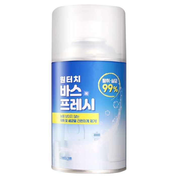 불스원 원터치 바스프레시 화장실 탈취제 본품, 1개