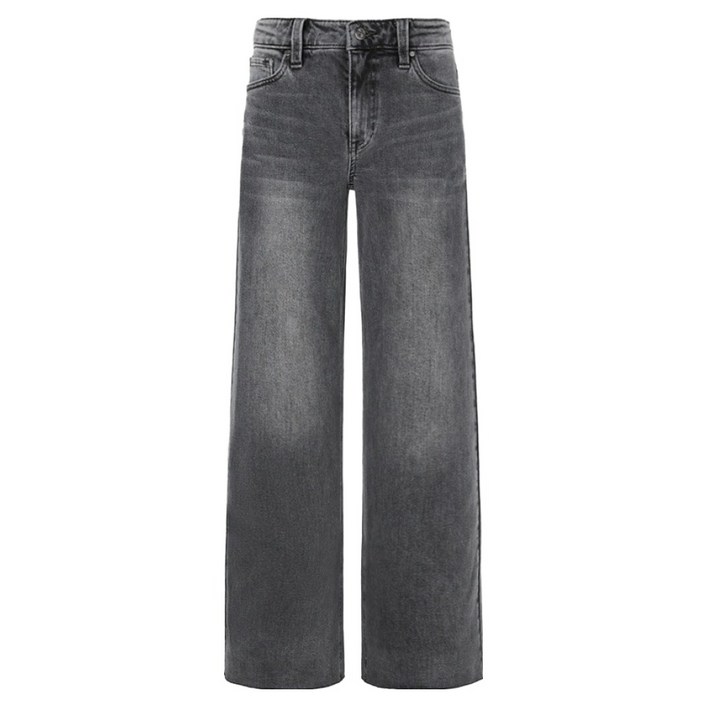 게스 여성용 로우라이즈 브러쉬 와이드 데님 팬츠 YP1D0045GRY28