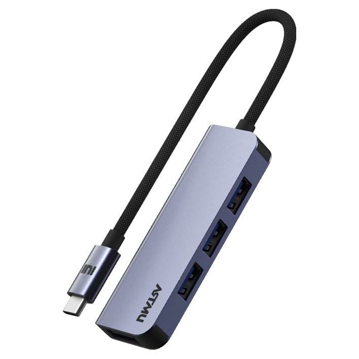 아트뮤 USB C타입 4포트 5Gbps 멀티 허브 BH210