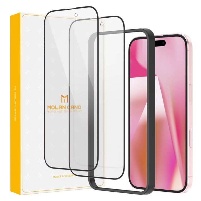 모란카노 파비스 풀커버 강화유리 휴대폰 액정보호필름 1p 세트, 1세트