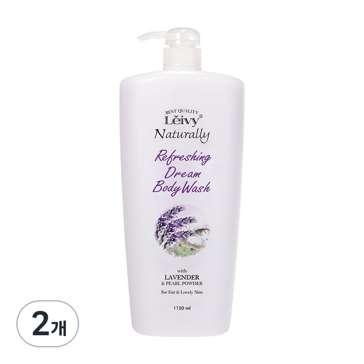 Leivy 라벤더 바디워시, 1.15L, 2개 Leivy 라벤더 바디워시, 1.15L, 2개
