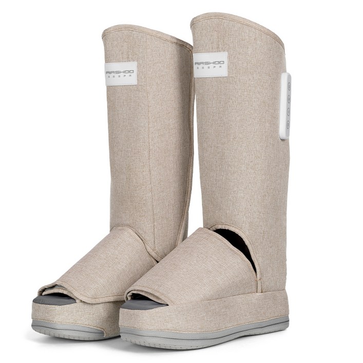 제스파 더툴 400 에어슈 듀얼 발 종아리 다리 마사지기 양쪽세트 ZP5645, ZP5645, 데저트 베이지