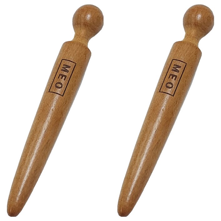 MEO 우드 마사지 장미목 펜슬괄사