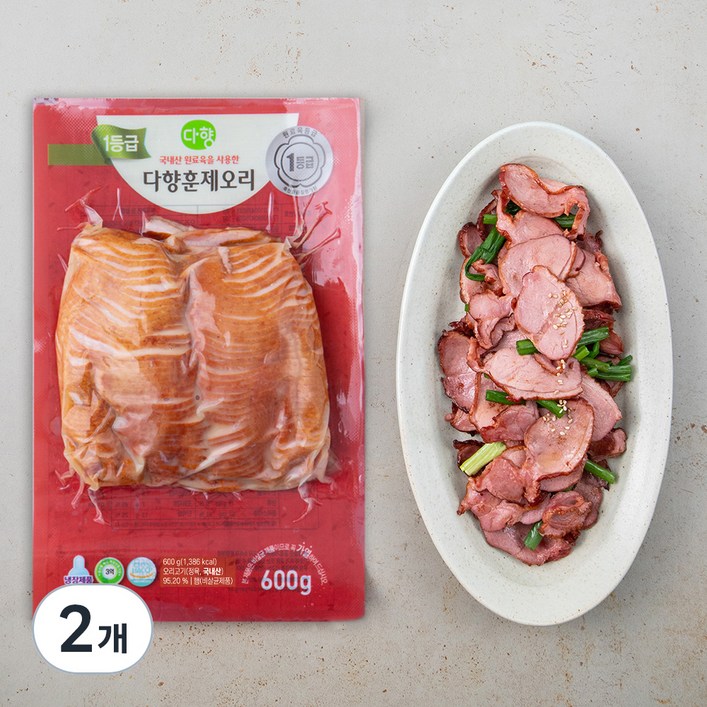 다향오리 1등급 훈제 오리 슬라이스