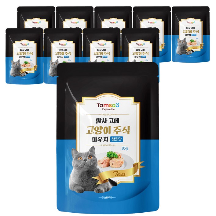 탐사 고양이 고메 주식 파우치