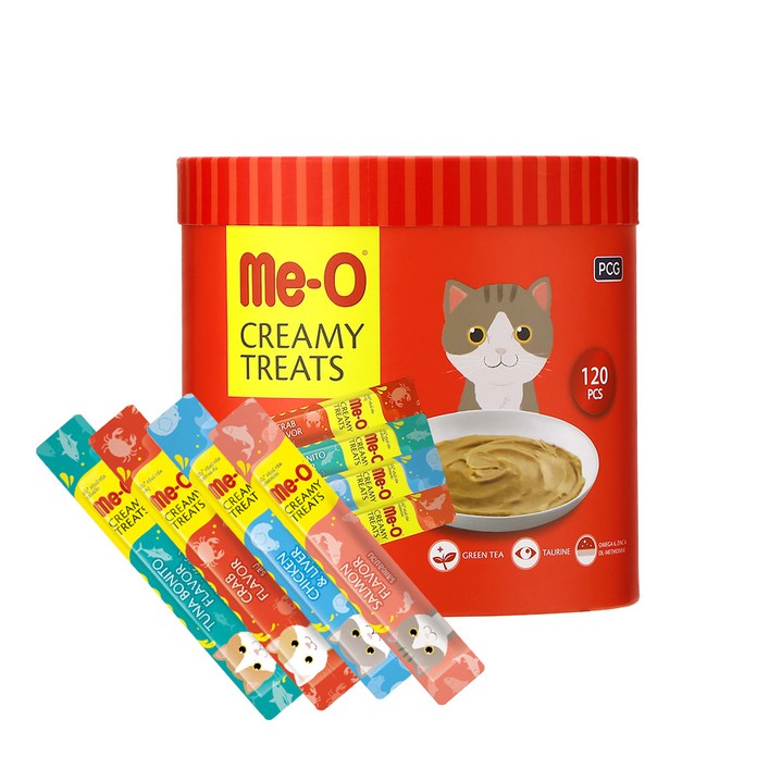 MeO 크리미 버라이어티 고양이 간식 15g x 120p