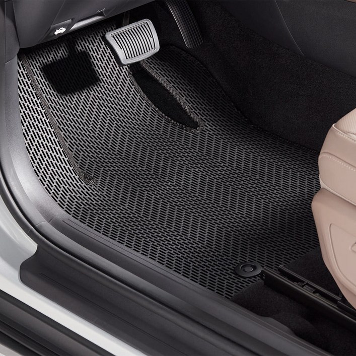 메이튼 차량용 TPE 체인 발매트 1열 + 2열 세트, 블랙, 기아 올뉴K3 / K3GT 2018년 2월 (K503)