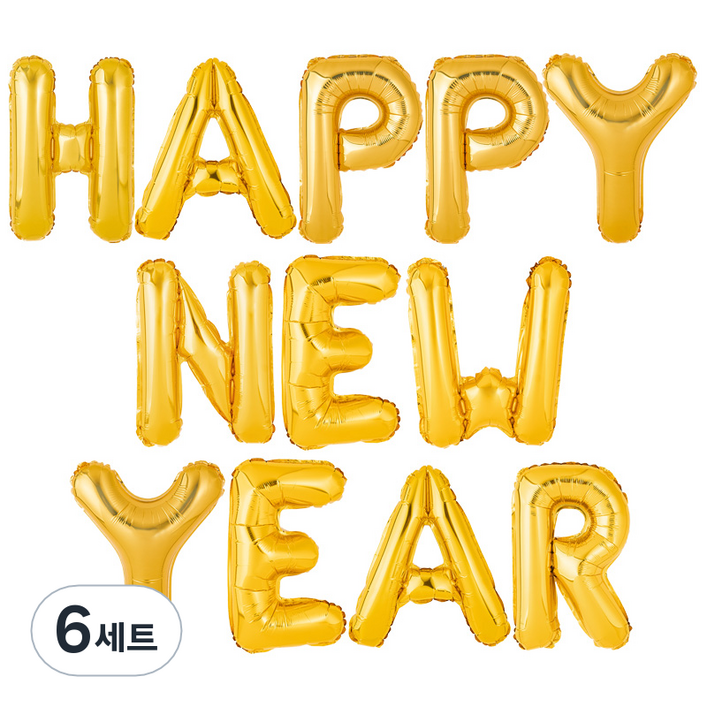 파티팡 은박 풍선세트 HAPPY NEW YEAR