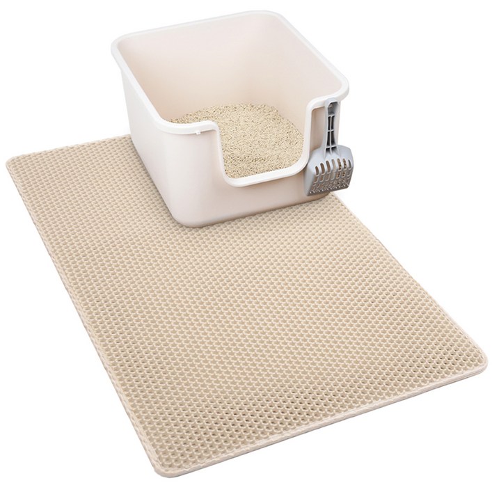 코멧 펫 고양이 사막화방지 벌집모양 모래매트90x60cm
