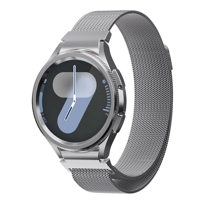 칸탐 클래식 밀레니즈 메탈 스트랩, 실버, 1개