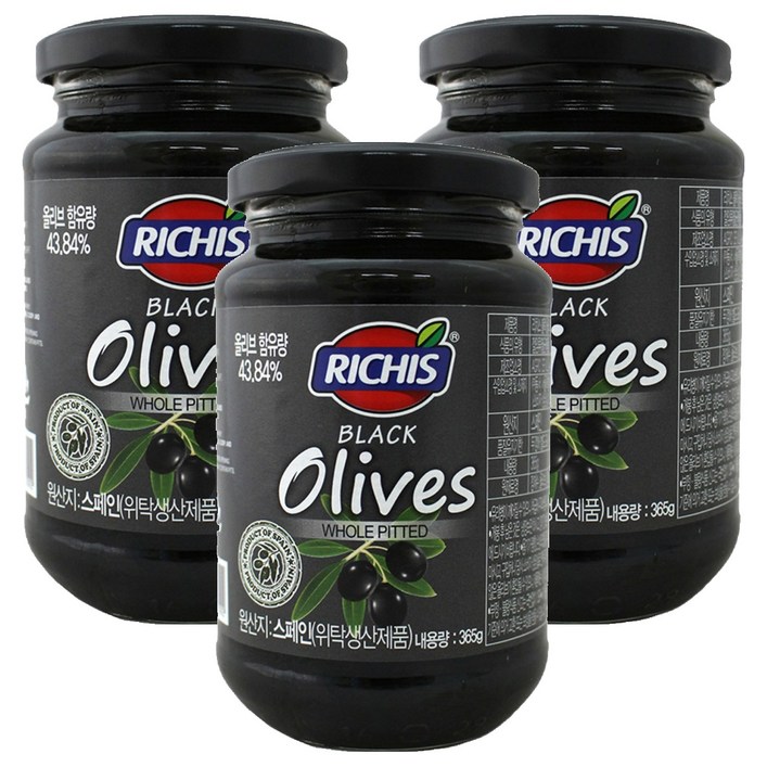 리치스 블랙올리브 병