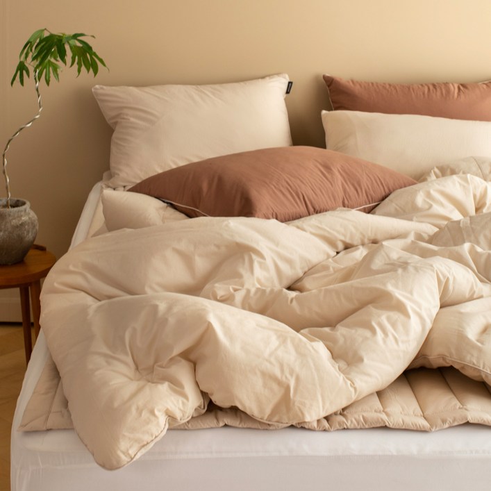 헬로우슬립 포옹 오가닉 순면 차렵이불 사계절용 세트