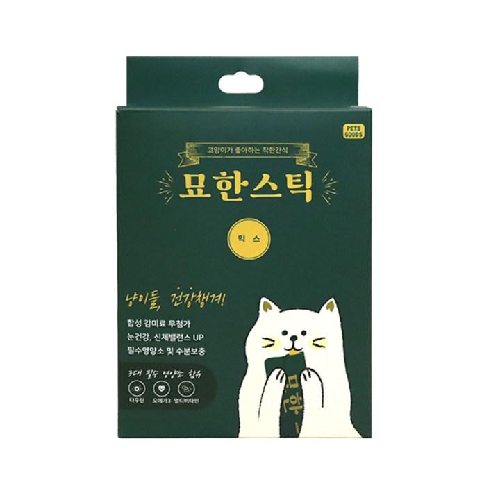 펫츠굿츠 묘한스틱 고양이 간식 15g x 30p, 믹스맛, 1개 20230329