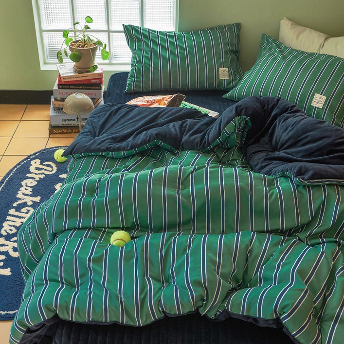 쁘리엘르 유어메이트 극세사 워싱 차렵 이불