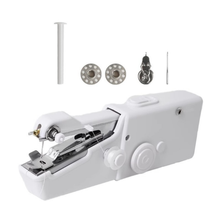생활의정석 휴대용 미니 핸드 미싱기, 화이트