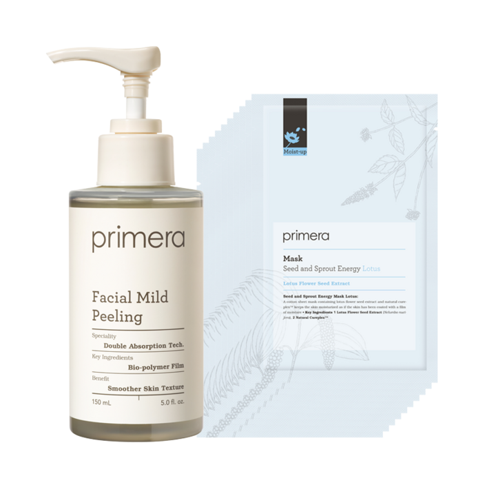 프리메라 페이셜 마일드필링 150ml+마스크팩 10매