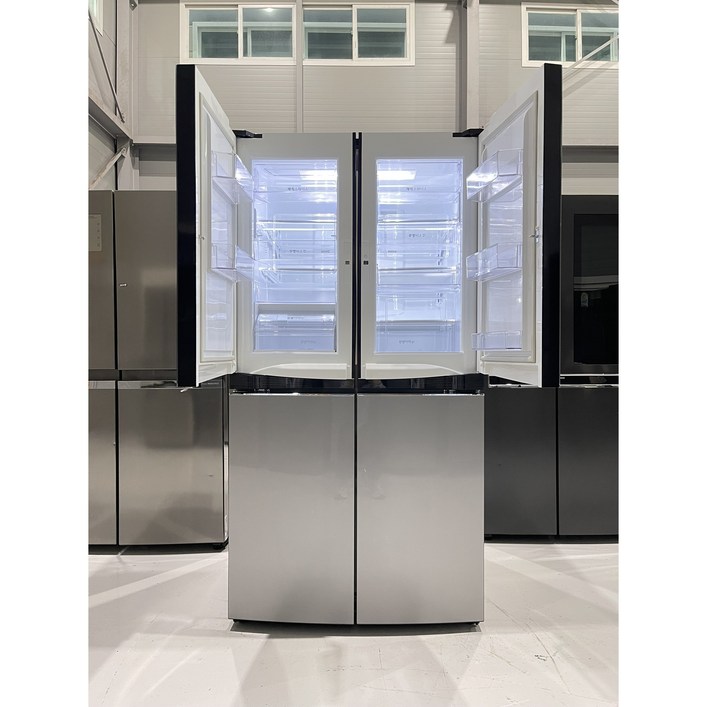 140 LG 870리터 더블매직스페이스 블루투스 스피커 4도어 중고냉장고 하이그로시